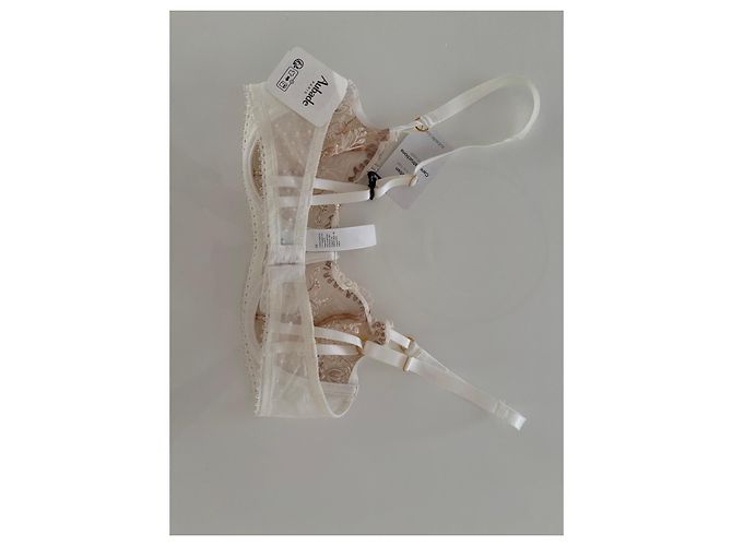 Autre Marque Aubade Spitzen-BH Weiß Beige - Ansicht 4