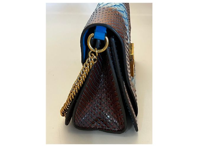 Givenchy GV3 Flap Python Small Multicolore - vue 3