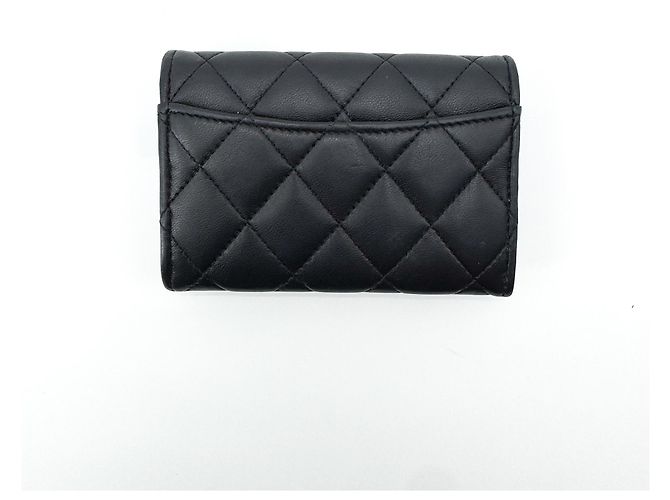 Chanel Classic Flap Kartenetui Quilted Caviar Schwarz - Ansicht 2