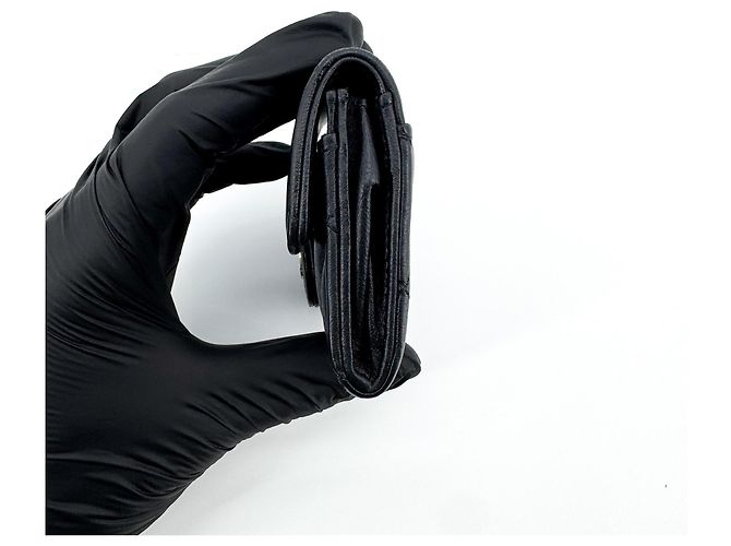 Chanel Classic Flap Kartenetui Quilted Caviar Schwarz - Ansicht 3
