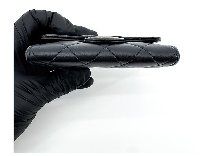 Chanel Classic Flap Kartenetui Quilted Caviar Schwarz - Ansicht 7
