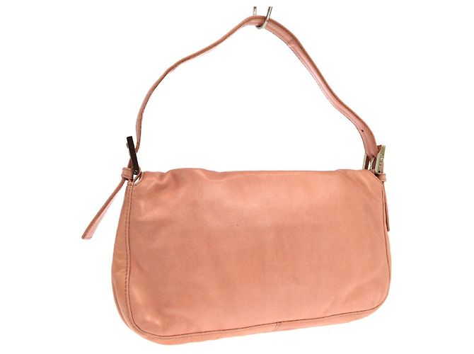 Borsa Fendi Baguette in pelle Medium Rosa - vista 2