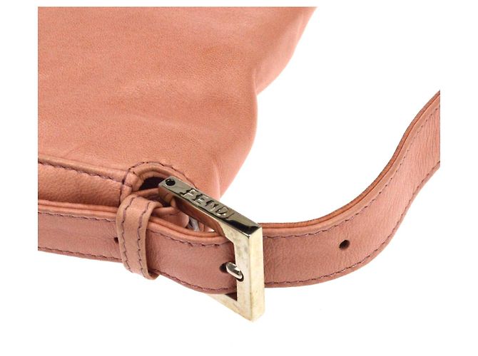 Borsa Fendi Baguette in pelle Medium Rosa - vista 5