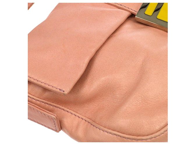 Borsa Fendi Baguette in pelle Medium Rosa - vista 6