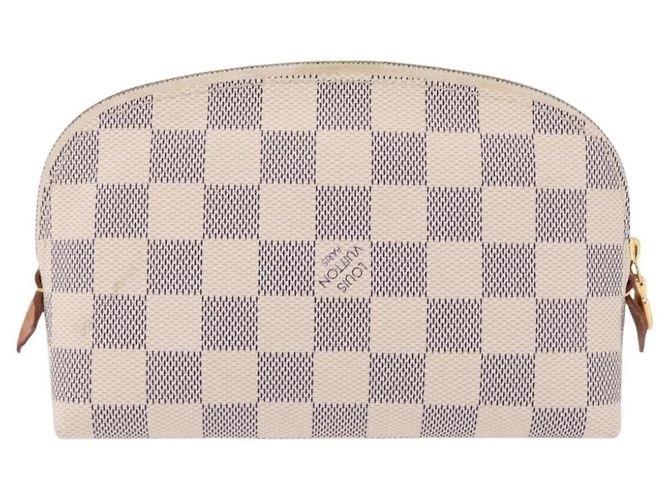 Necessaire Louis Vuitton Damier PM Bege - vista 2
