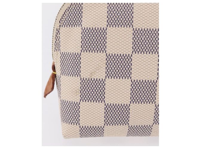 Necessaire Louis Vuitton Damier PM Bege - vista 3