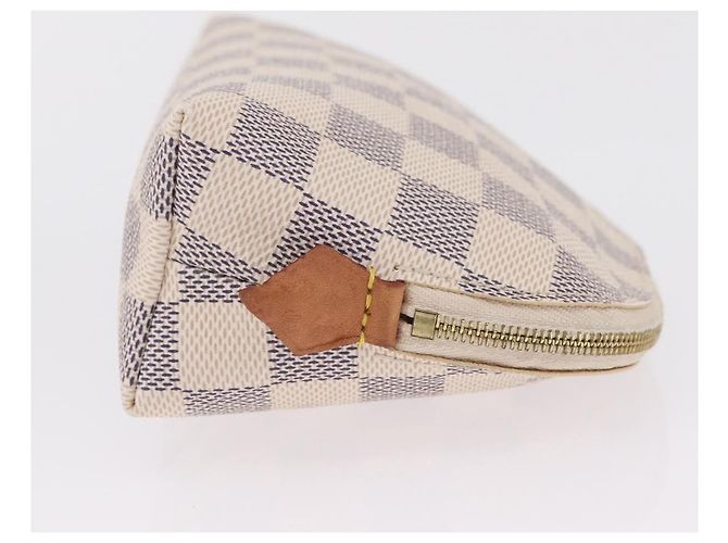 Necessaire Louis Vuitton Damier PM Bege - vista 4