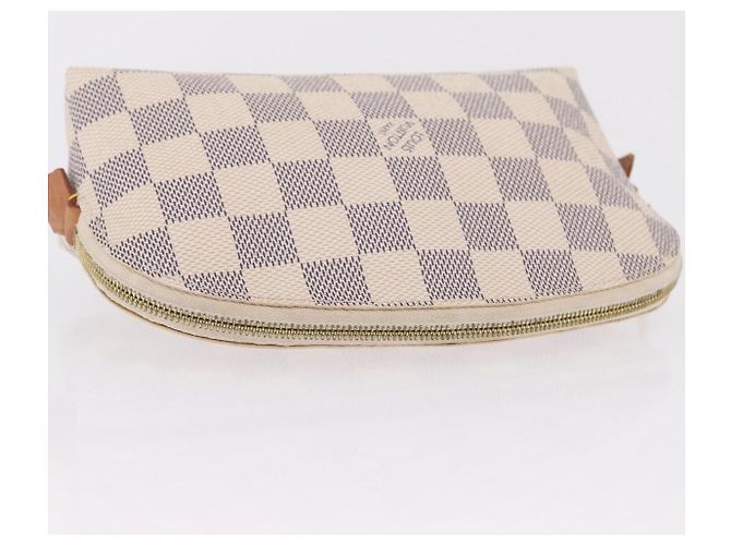 Necessaire Louis Vuitton Damier PM Bege - vista 7