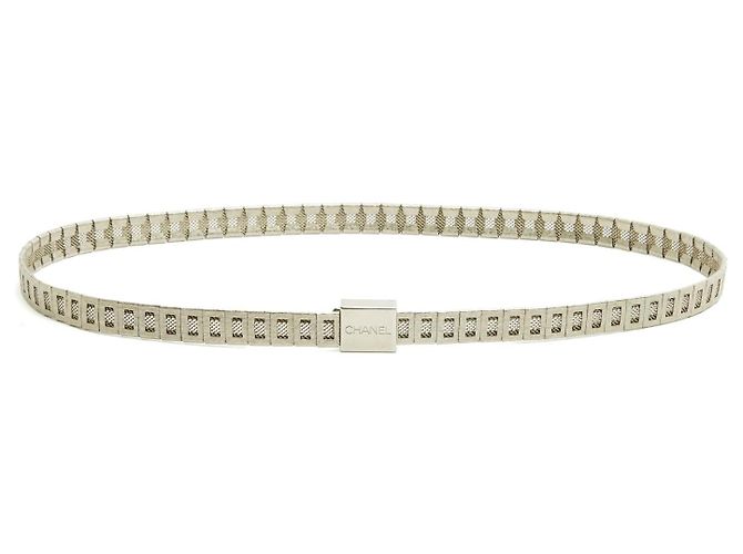 Chanel 1998 Silver-Tone Metal Mesh Belt Silvery - view 2