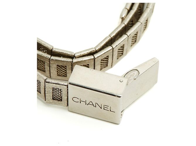 Chanel 1998 Silver-Tone Metal Mesh Belt Silvery - view 3