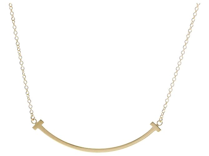 Colgante Tiffany & Co. T Smile Oro Amarillo 18K Small Dorado - vista 2