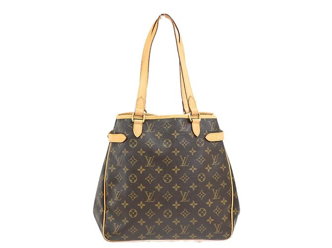 Louis Vuitton Batignolles Monogram Canvas Vertical Brown - view 3
