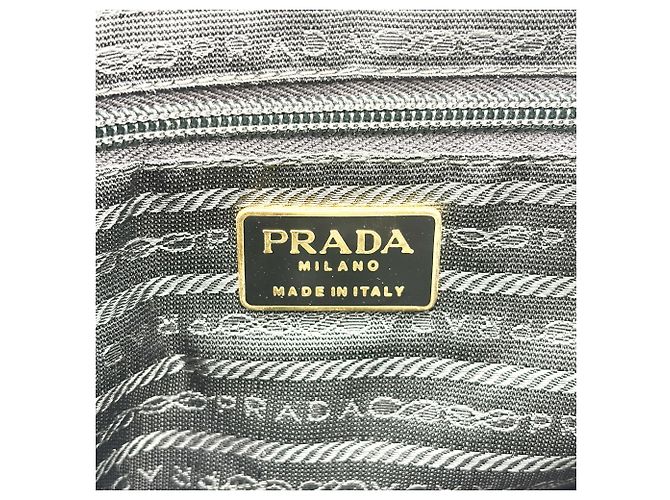 Prada Convertible Quilted Tessuto Medium Preto - vista 6