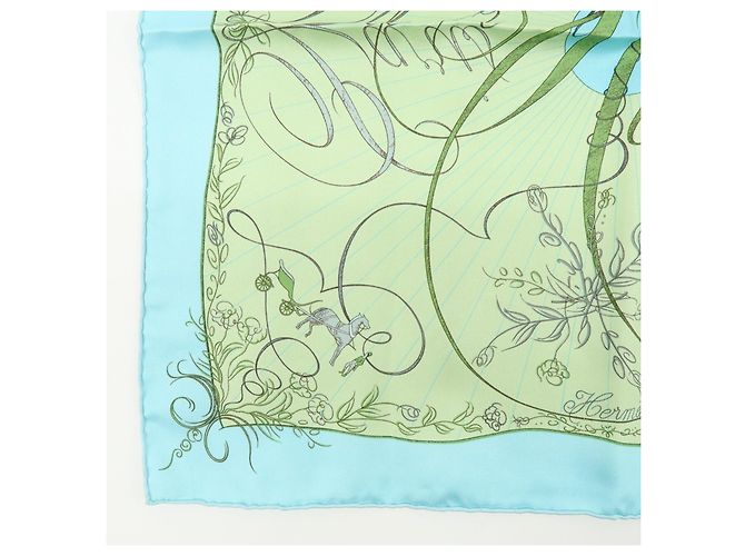 Hermès Hermes Carré 45 Les Capucines 100% Silk Multiple colors - view 6