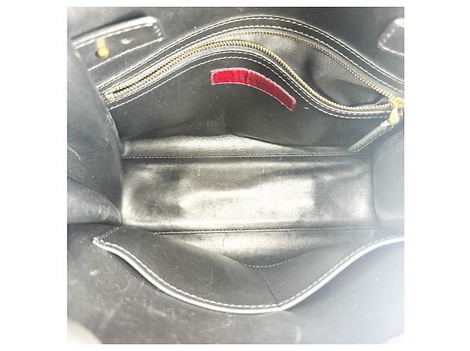 Valentino Garavani My Rockstud Satchel Leather Small Nero - vista 5