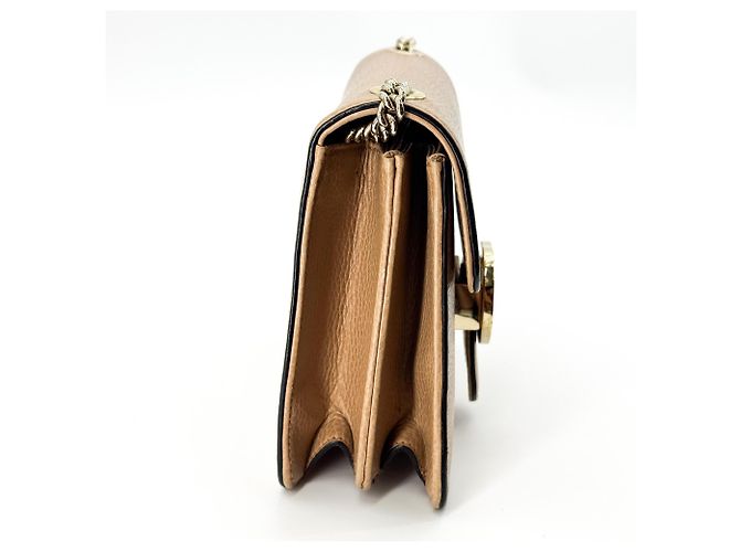 Gucci Interlocking Leather Small Marrone - vista 3