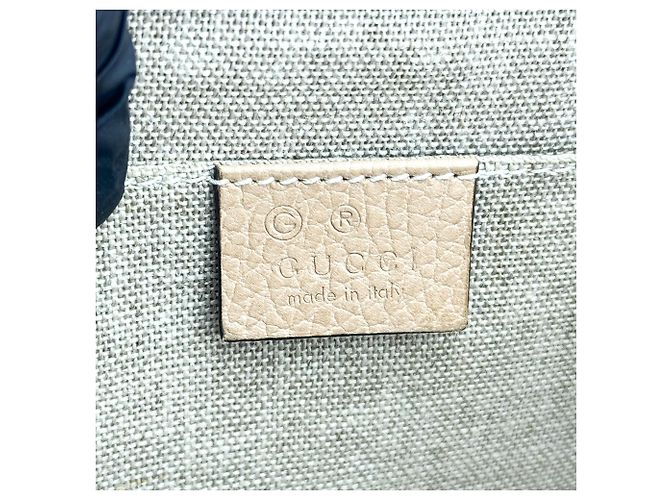 Gucci Interlocking Leather Small Marrone - vista 6
