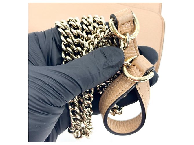 Gucci Interlocking Leather Small Marrone - vista 7
