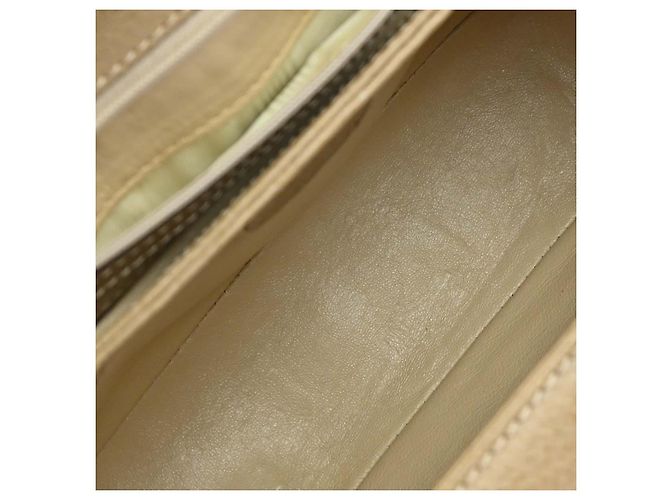 Gucci Vintage Convertible Bamboo Box Leather Small Beige - Ansicht 3