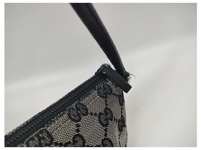 Gucci Boat Pochette GG Canvas and leather Small Castaño - vista 4