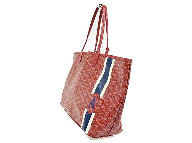 Goyard Saint Louis Reversible Coated Canvas and Printed Canvas PM Roja - vista 4