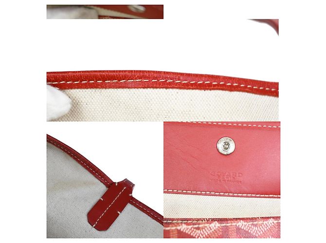 Goyard Saint Louis Reversible Coated Canvas and Printed Canvas PM Roja - vista 6