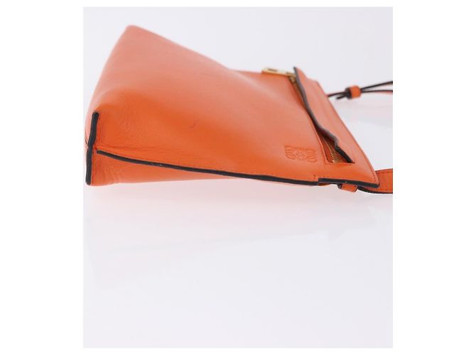 Loewe T Messenger Leather Medium Arancione - vista 3