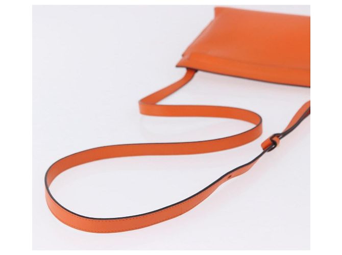 Loewe T Messenger Leather Medium Arancione - vista 7