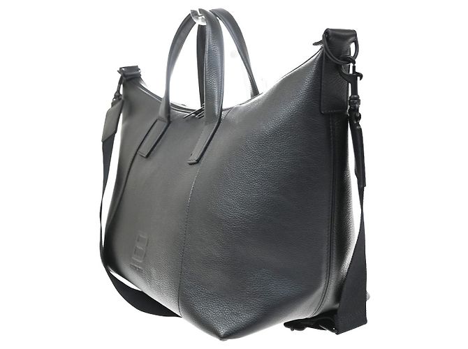 Balenciaga Hourglass Carryall in pelle Nero - vista 4