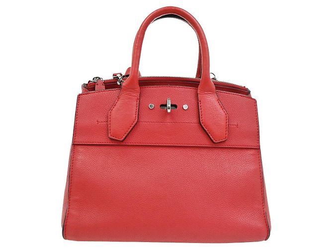 Louis Vuitton City Steamer Leather PM Rot - Ansicht 2
