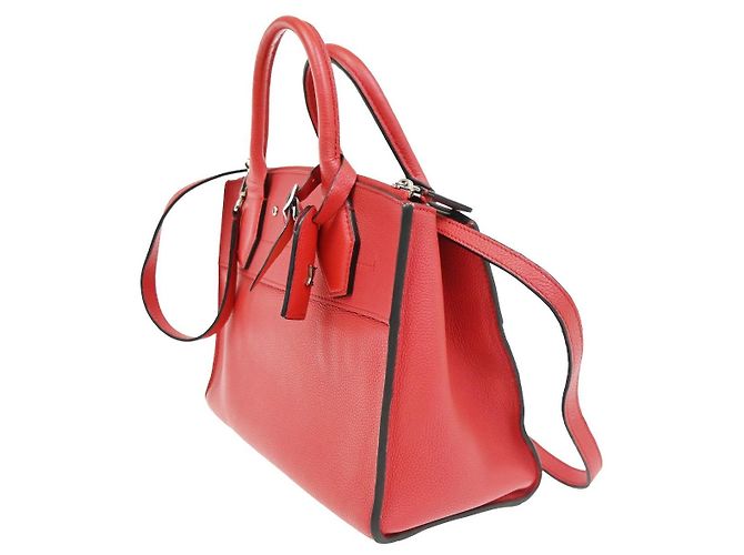 Louis Vuitton City Steamer Leather PM Rot - Ansicht 3