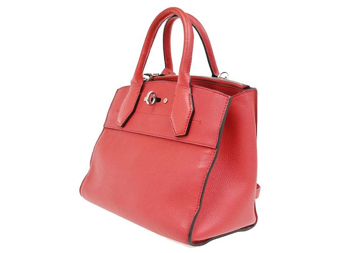 Louis Vuitton City Steamer Leather PM Rot - Ansicht 4