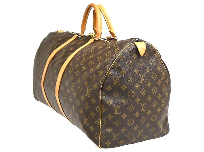 Louis Vuitton Keepall Monogram Canvas 55 Marrom - vista 3