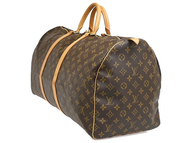 Louis Vuitton Keepall Monogram Canvas 55 Marrom - vista 4