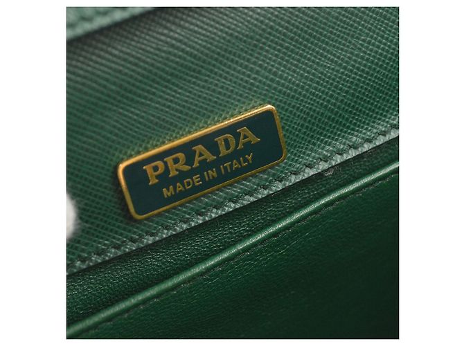 Prada Corolle Chain Saffiano with Metal Grün - Ansicht 5