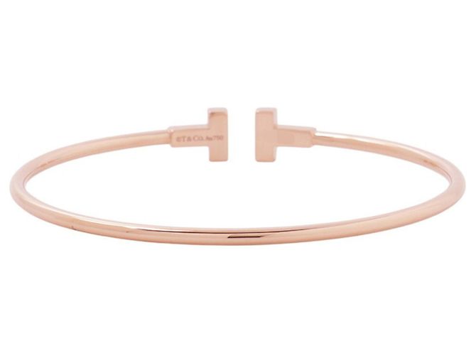 Autre Marque Tiffany & Co. Pulseira T Narrow Wire Medium - vista 3