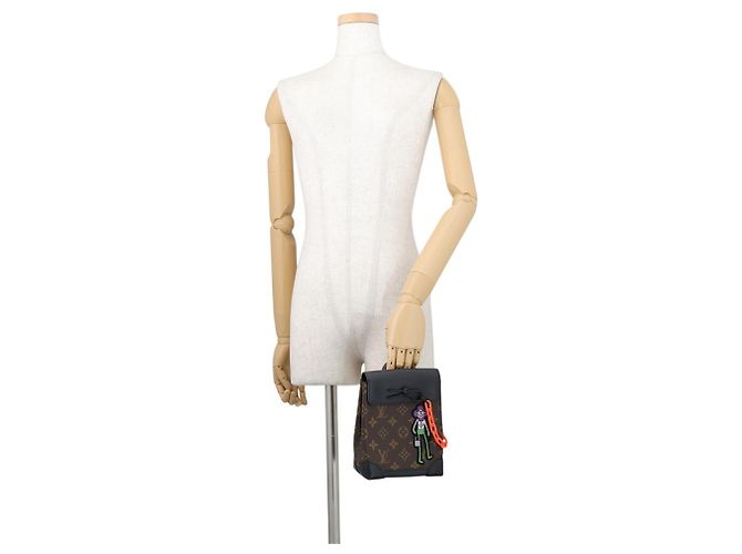 Borsa a tracolla Louis Vuitton Monogram LV Friend Steamer XS Nero - vista 4