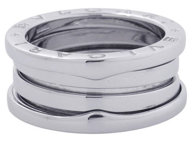Bulgari Bague Bvlgari B.zero1 à 3 bandes en or blanc - vue 3