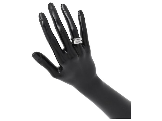 Bulgari Bague Bvlgari B.zero1 à 3 bandes en or blanc - vue 4
