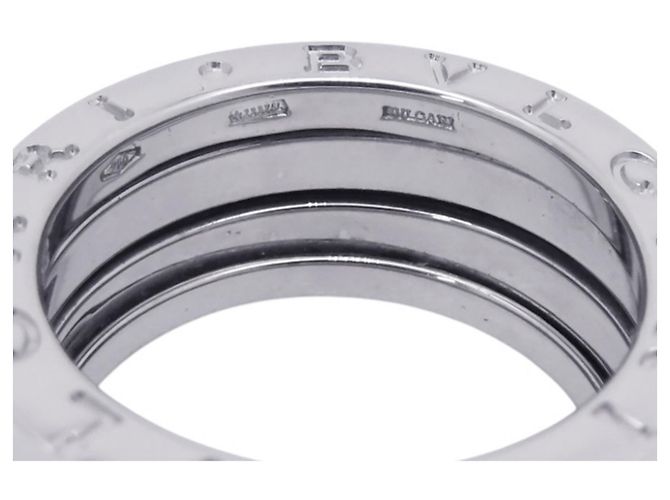 Bulgari Bague Bvlgari B.zero1 à 3 bandes en or blanc - vue 8