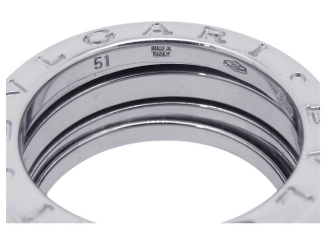 Bulgari Bague Bvlgari B.zero1 à 3 bandes en or blanc - vue 9