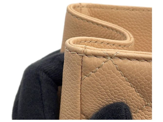 Saco Tote com Corrente Chanel Matelassé Bege - vista 13