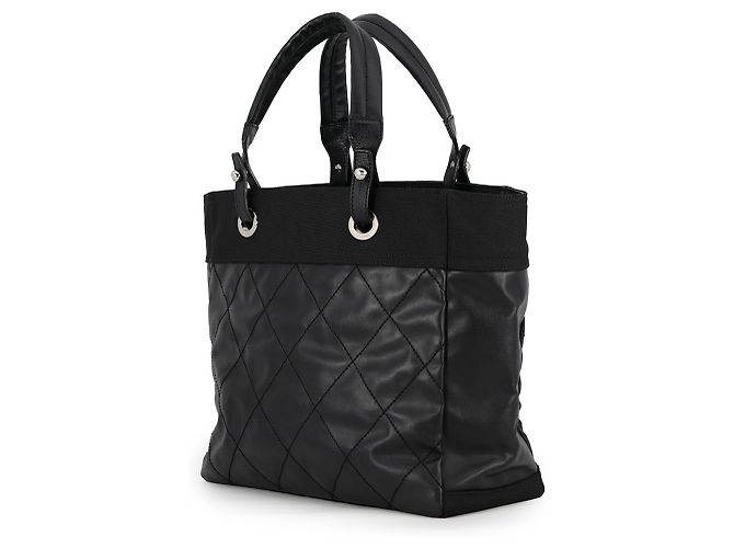 Chanel Matelassé Paris Biarritz Tote MM Nero - vista 2