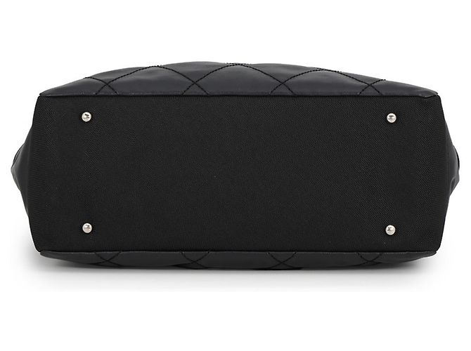 Chanel Matelassé Paris Biarritz Tote MM Nero - vista 3
