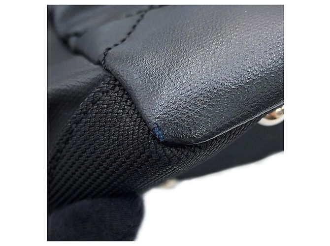 Chanel Matelassé Paris Biarritz Tote MM Nero - vista 7