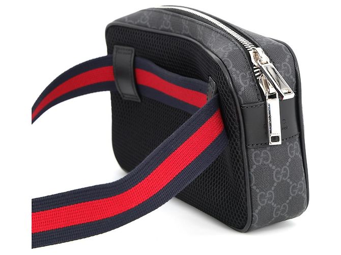 Borsetta cintura piccola Gucci GG Supreme Nero - vista 3