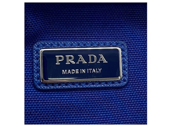 Prada Re-Nylon Triangle Handbag Blue - view 10