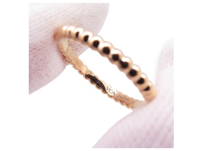 Anello Perlee piccolo in oro e perla Van Cleef & Arpels - vista 5