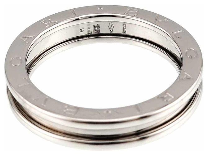 Bulgari Anello Bvlgari B-Zero1 a 1 banda in oro bianco 18K - vista 3
