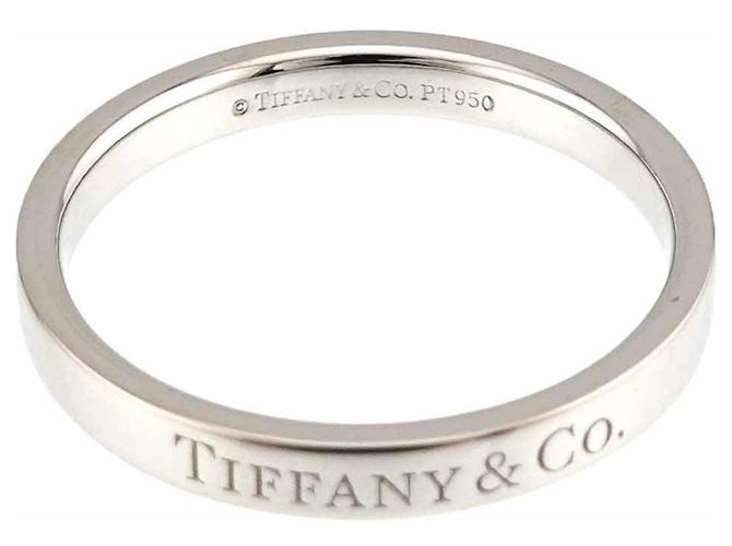 Autre Marque Anillo Flat Band de Tiffany & Co. en platino - vista 3